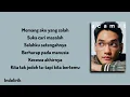 Kacamata - Afgan | Lirik Lagu