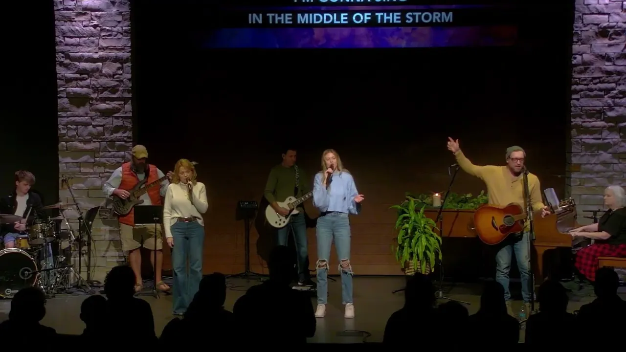 3-song worship set with prayer moment