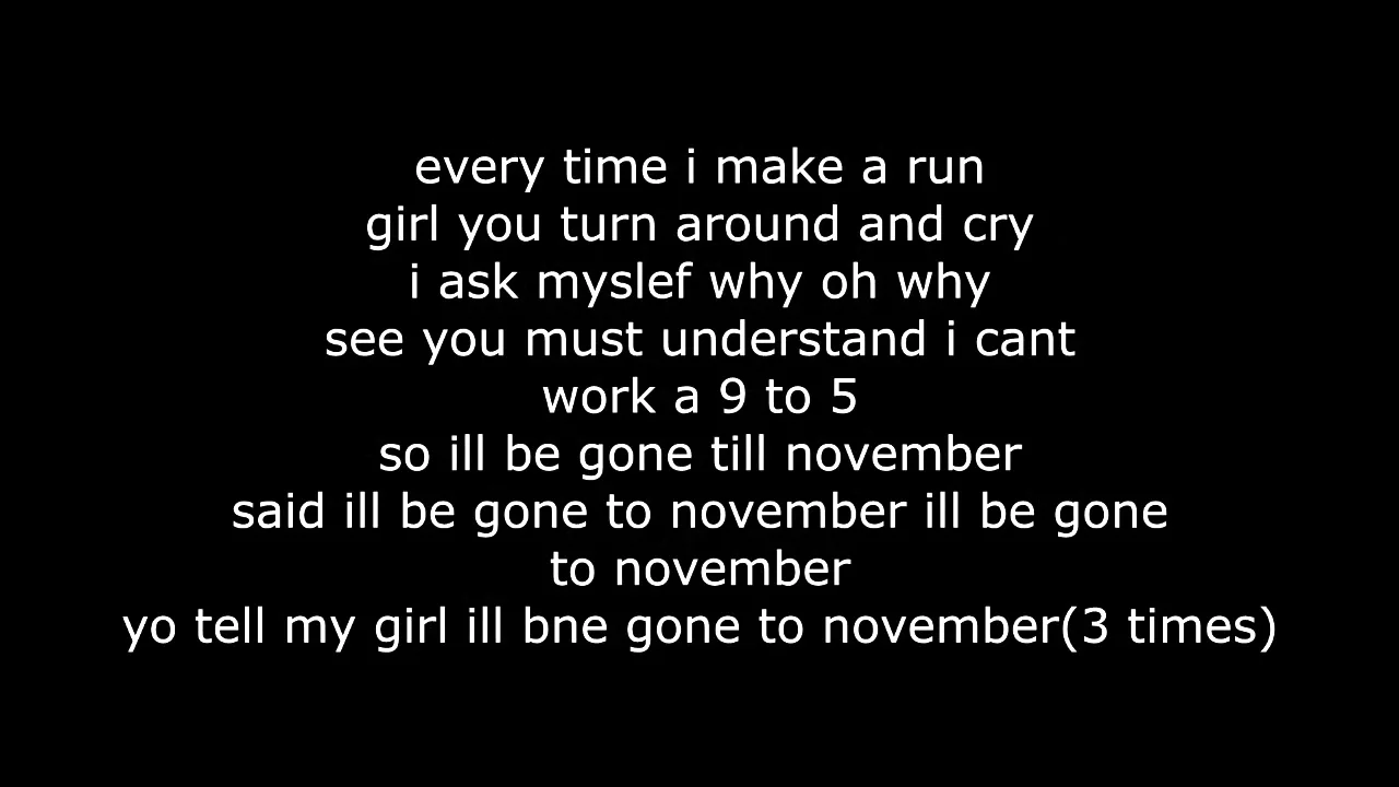 wyclef jean   gone till november lyrics redone
