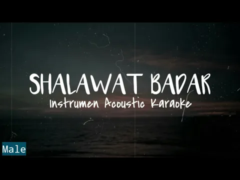 Download MP3 Religi - Shalawat Badar | Instrumen Acoustic karaoke & Lyric | Key For Male | Hud Music Project