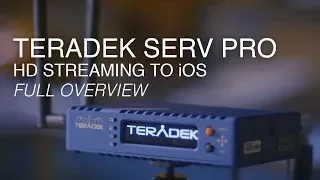 Teradek Serv Pro - Streaming Pro Monitoring Tools to iOS devices Full Overview