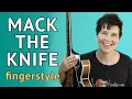 Download Lagu MACK THE KNIFE Guitar Lesson - EASY Chord Melody (Jazz Fingerstyle Guitar)