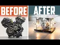 I Needed A Coffee Table So I Built One Out Of A Motorcycle Engine