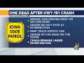 One Person is Dead After Dubuque County Crash