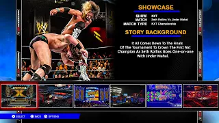 wwe 2k24 seth rollins showcase mode every possible match concept 