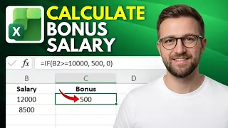 How to calculate bonus on salary in Microsoft Excel Step By Step 2026