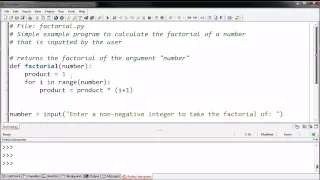 Defining a Factorial Function