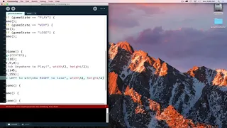 Programming Game States in Processing 1 of 5 Start State