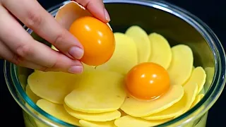 🔥Simply grate 2 potatoes and add 2 eggs! POTATOES taste better than pizza!