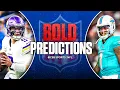 NFL BOLD Predictions Vikings win NFC North Tua Tagovailoa benched for Quinn Ewers More