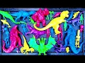 Dinosaurus Jurassic World Dominion: T-rex, Brachiosaurus, Catnap, Skibidi, Godzilla, King Kong