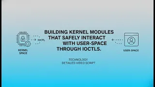 IOCTL in Linux Device Drivers Explained Safe Kernel-User Space Communication Tutorial