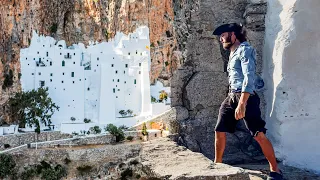 Cliff Monastery Built 1000 Years Ago | Amorgos