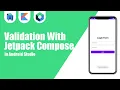 Validation With Jetpack Compose in Android Studio Kotlin Jetpack Compose Android Tutorials