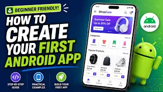 How to Create Your First Android App in Android Studio - Beginner Tutorial