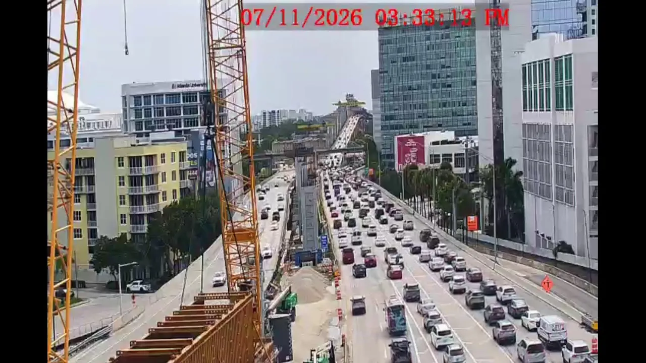 Miami Traffic - I-95, I-395, SR-836