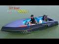 Lagu Super boat powered by 1600cc scrap car engine