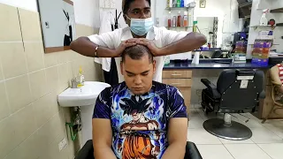 Himalaya Nepalese Barber Shop Head Massage ASMR