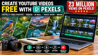 How to Create YouTube s Using FREE Pexels Photos s Complete Beginner Guide