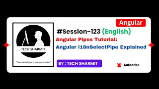 Angular I18nSelect Pipe Pipes in Angular Angular tutorial in English Session-123