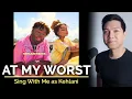Download Lagu At My Worst (Male Part Only - Karaoke) - Pink Sweat$ ft. Kehlani