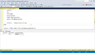 Understanding about Tabular valued and scalar valued function in SQL