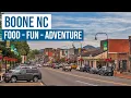 Boone NC - A Long Weekend of Fun Food and Adventure