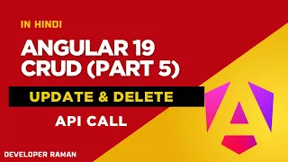 Angular 19 CRUD Part 5 Update Delete Data using JSON Server API
