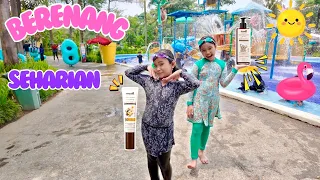 DAVINA DAN ZIZI BERENANG SEHARIAN!