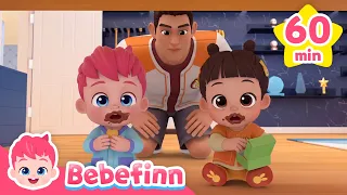🍭Yes Papa Song, Halloween Good Morning Song & More!｜Sing Along with Bebefinn｜Songs for Kids｜Bebefinn