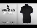 Top 10 Murano Men Clothings Winter 2018 Murano Men s Slim Fit Contrast Trim Woven Shirt L