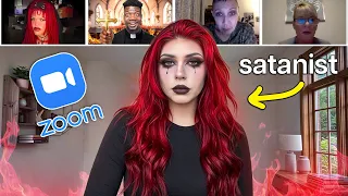 Reading the BIBLE in SATANIC Zoom Class