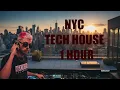 Lagu NYC Tech House Nonstop 🌆 — 1 Hour🔥 | KAILASH Live Mix