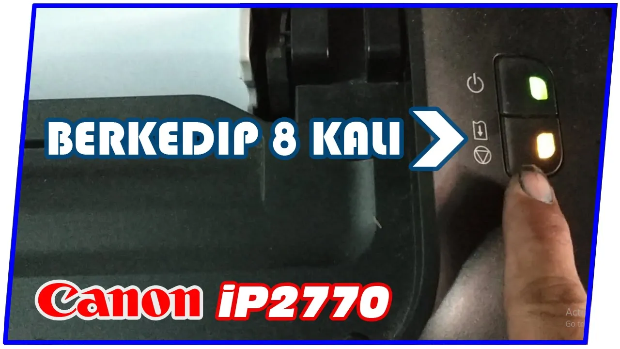 Cara Memperbaiki Printer Canon IP2770 Blink 3 Kali  di Tahun 2020. 