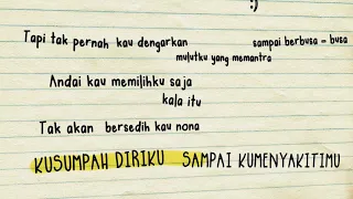 niky putra sudah official lyric video 