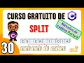 CLASS 30 SPLIT METHOD Learn to use Split in the free C course