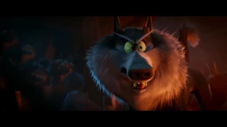 storks wolf scene hd 