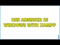 Use adminer in windows with xampp
