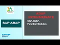SAP ABAP - Function Modules