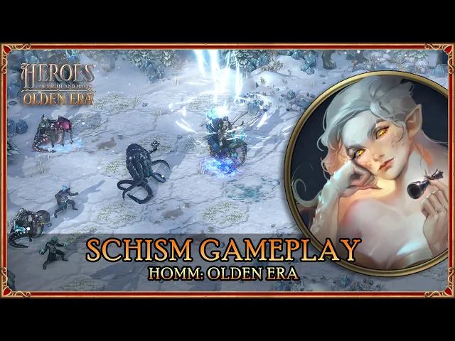 HoMM: Olden Era – Schism exclusive gameplay – exploration &amp; battles