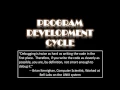 Program Development Cycle