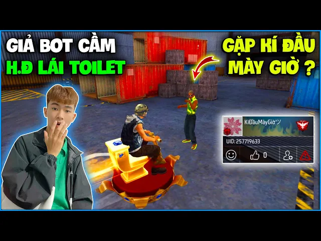 Download MP3 NTN giả bot cầm hành động “ Lái Tolet ” đi troll địch bất ngờ gặp ngay Kí Đầu Mày Giờ và cái kết ?