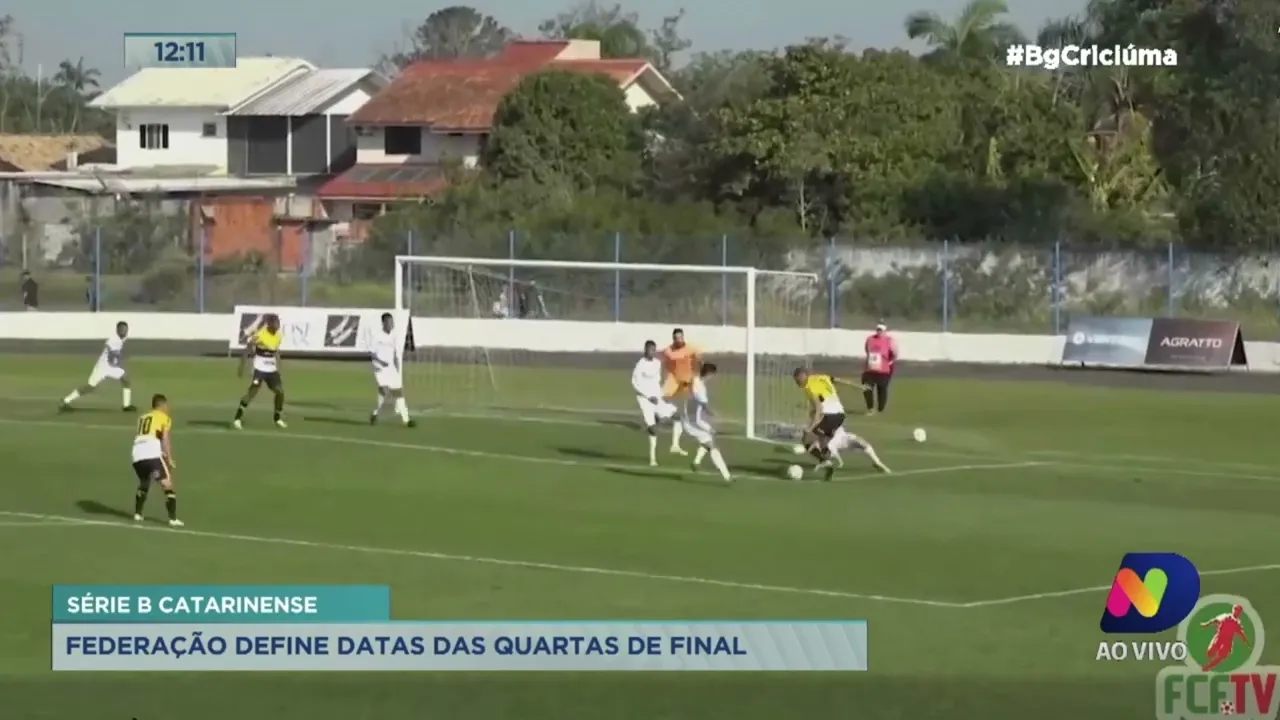 Federação define as datas das quartas de final da Série B do Catarinense