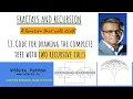 13 Fractals and Recursion Code for drawing the complete tree with two recursive calls