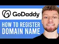 How To Register a Domain Name With GoDaddy Step By Step
