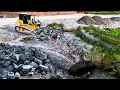 Lagu OMG Amazing Skills PowerFull Bulldozer DH17C3 Pushing Buildings, Road Rocks,Debris \u0026 Cleared Forests