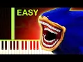 Lagu SHIN SONIC TAPES THEME - EASY Piano Tutorial