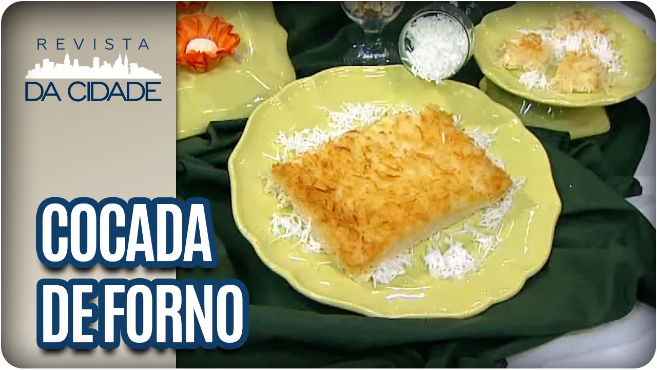 RECEITA DE COCADA DE FORNO REVISTA DA CIDADE (20/01/17)