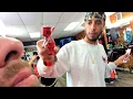 DOMINICAN BEARD SPRAY PAINTING w RAZOR SHAVE Sharp Lines in Bushwick Brooklyn NYC ASMR