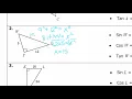 Unit 8 - Trigonometry Ratios Finding Missing Sides